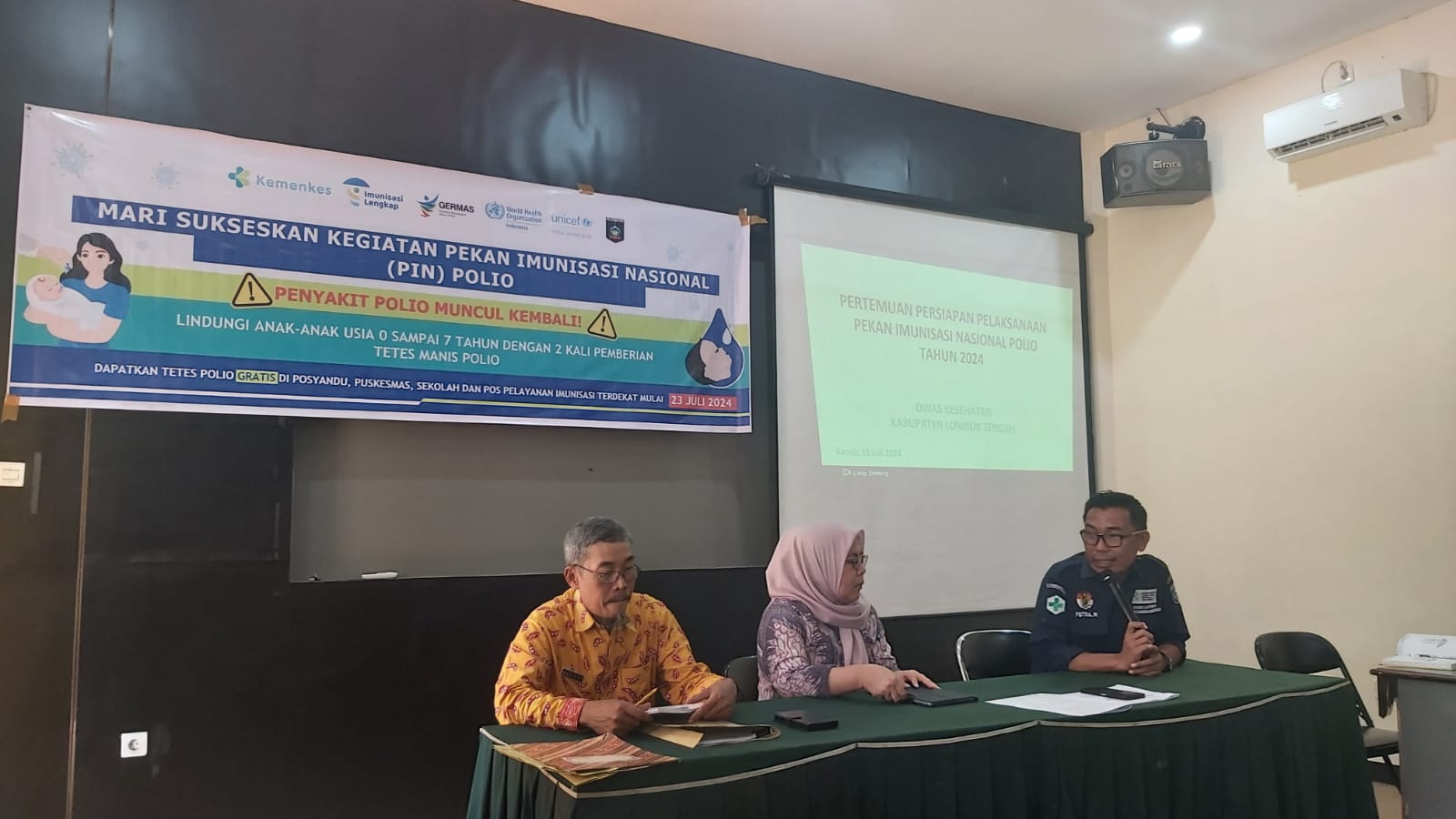 Advokasi dan Sosialisasi untuk Mendukung Pekan Imunasi Nasional (PIN) Polio 2024